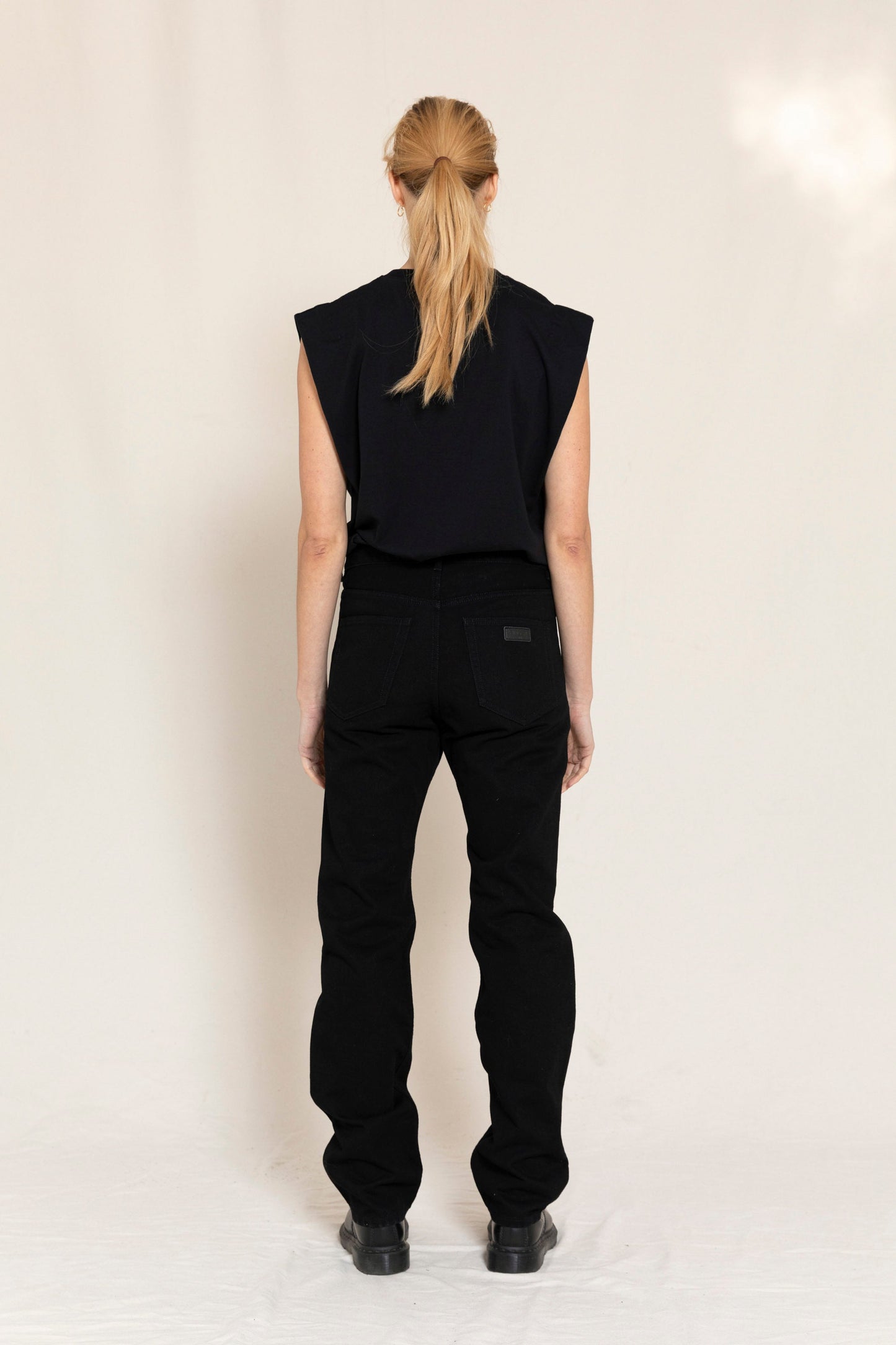 NORTON Black Denim - 5-Pocket Straight Fit Jeans