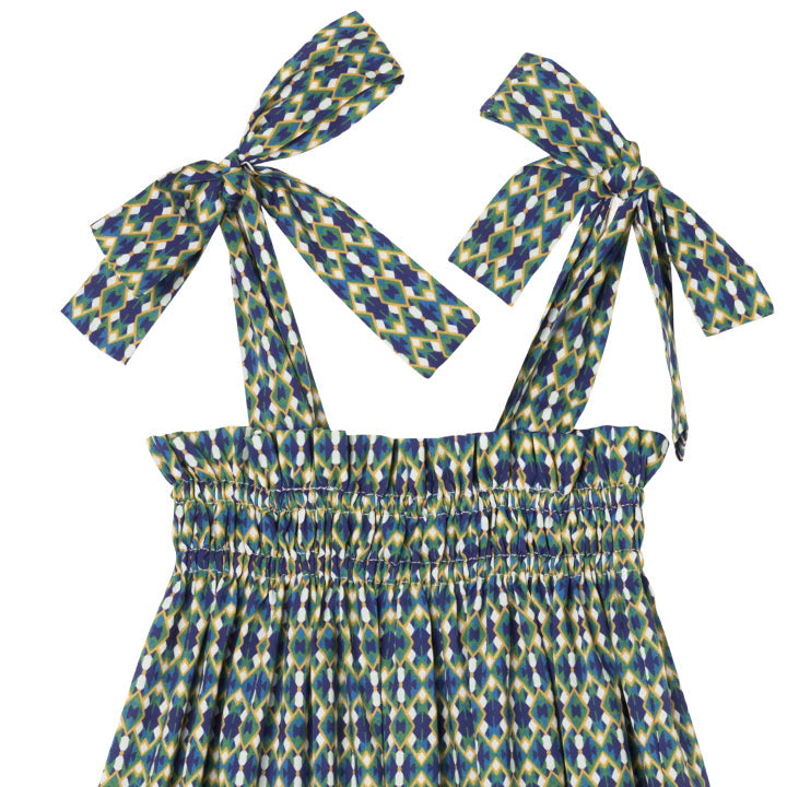 Nightdress Geo Blue