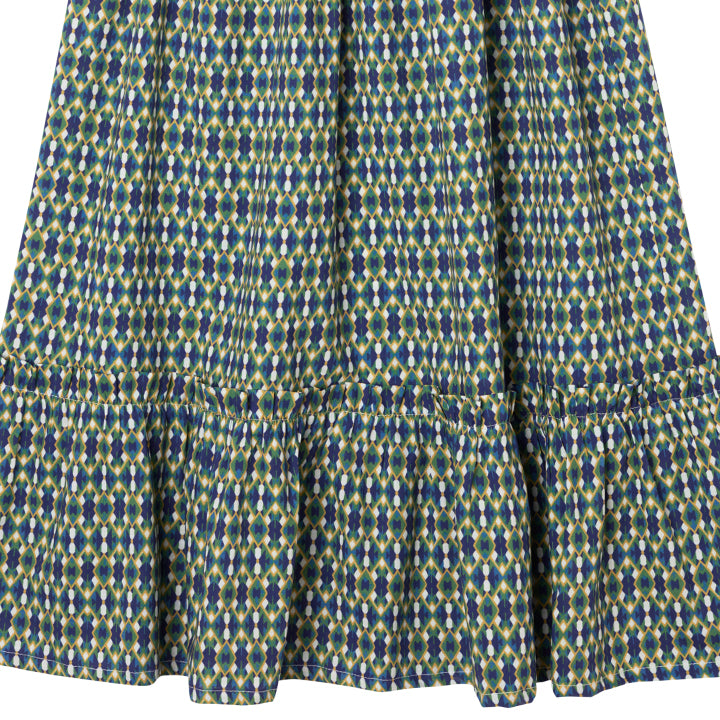 Nightdress Geo Blue