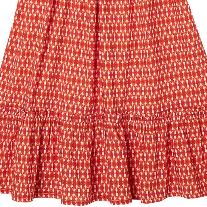 Nightdress Geo orange