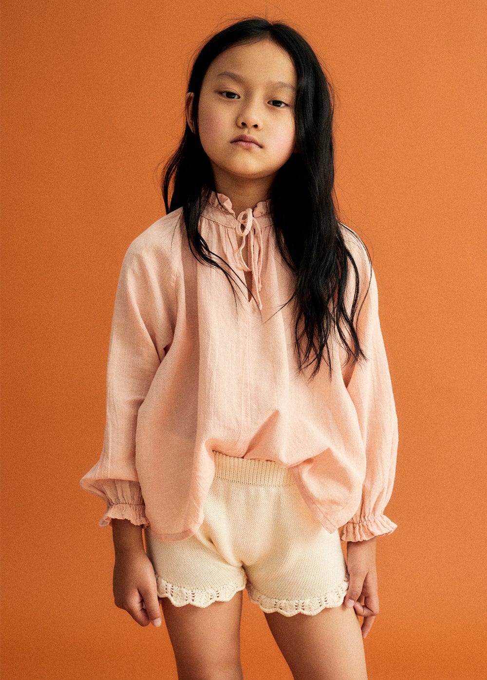 Olivia Blouse Apricot Tops The New Society 