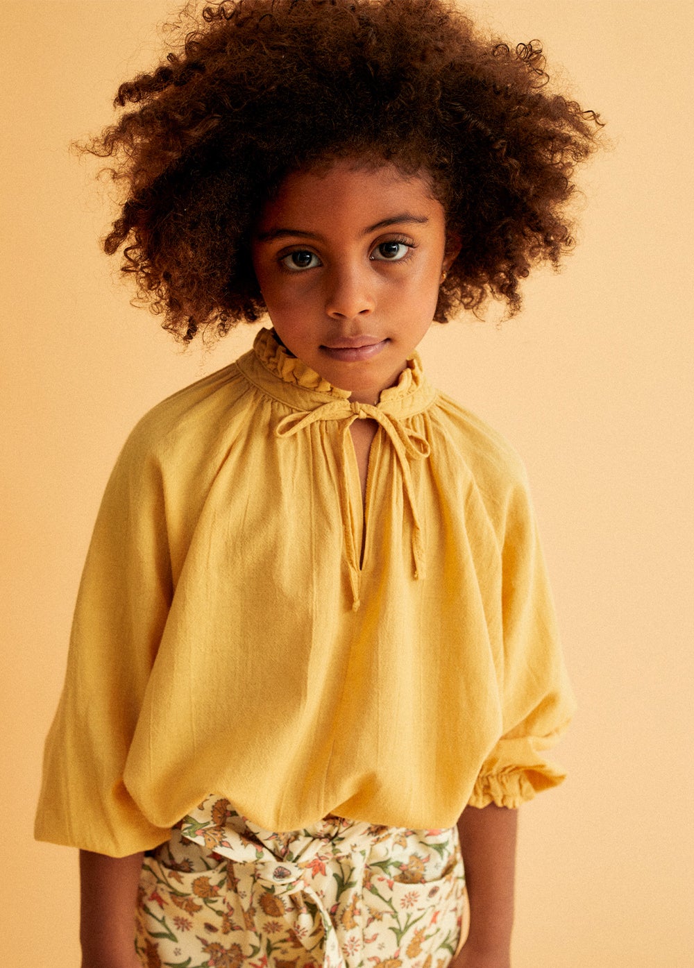 Olivia Blouse Mustard Tops The New Society 
