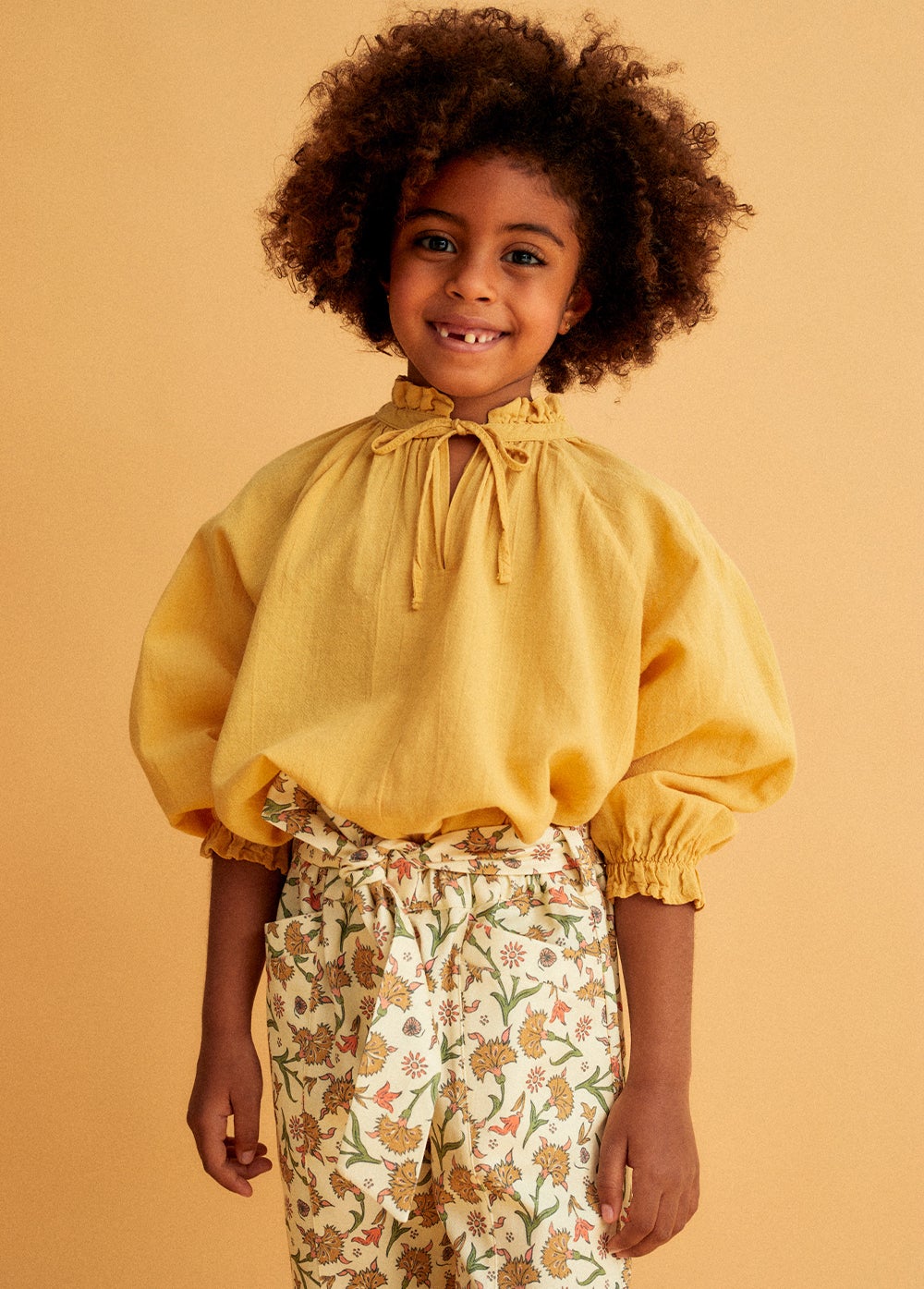 Olivia Blouse Mustard Tops The New Society 