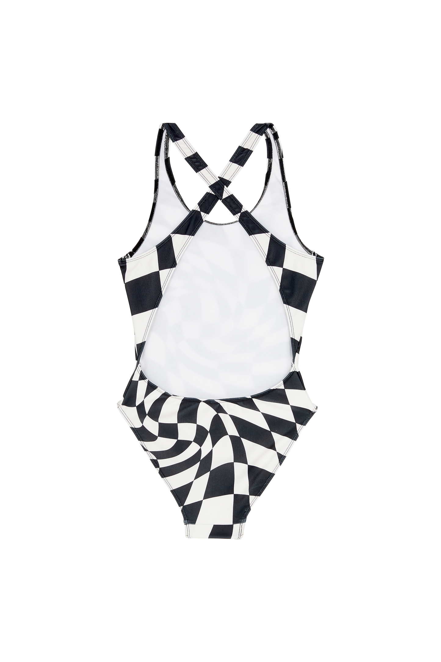 OLIVIA Black Twisted Checkers - Swimsuit | Women