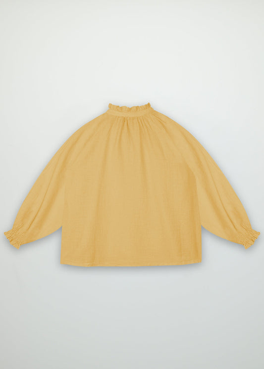 Olivia Woman Blouse Mustard Womenswear The New Society 