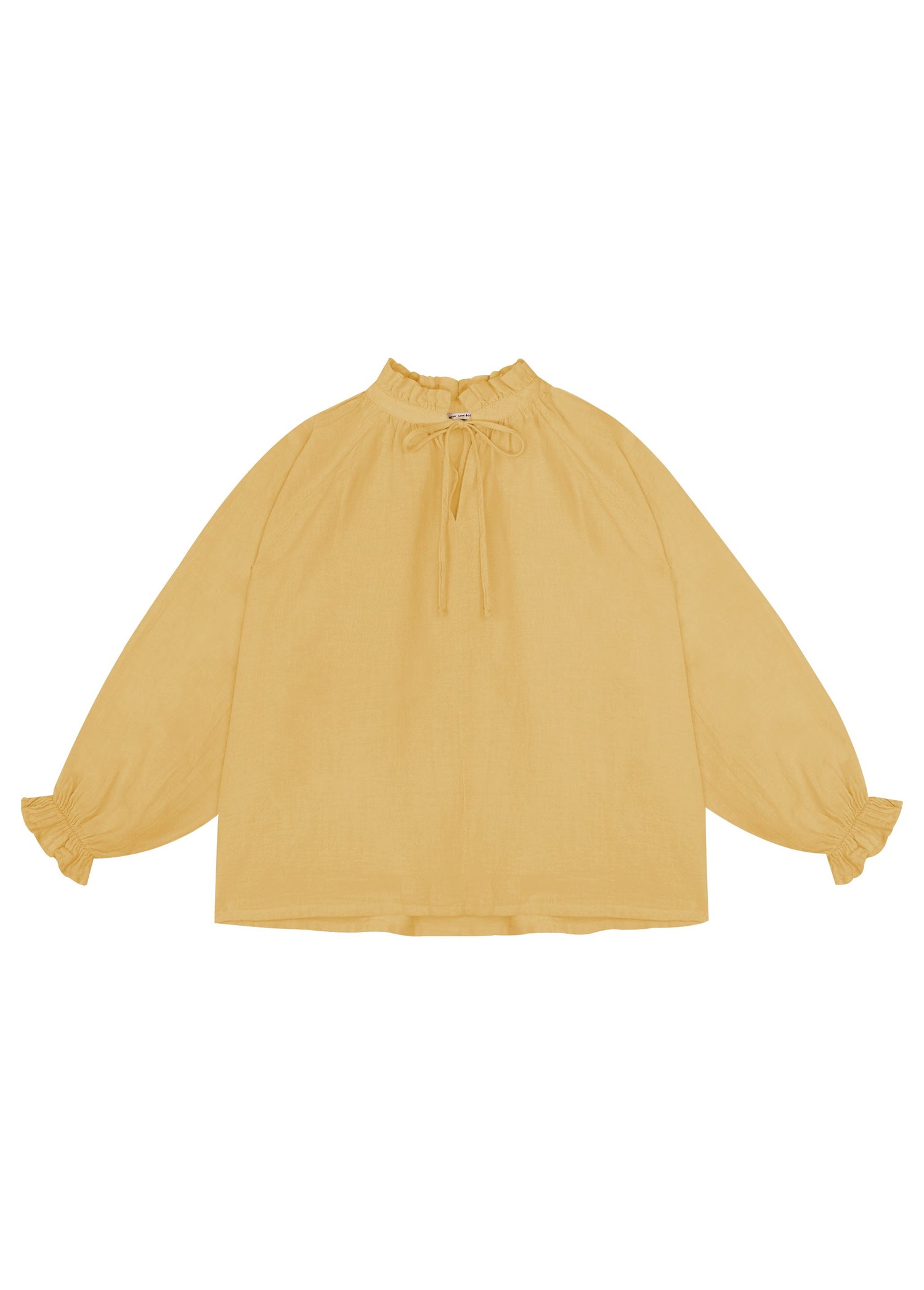 Olivia Blouse Mustard Tops The New Society 