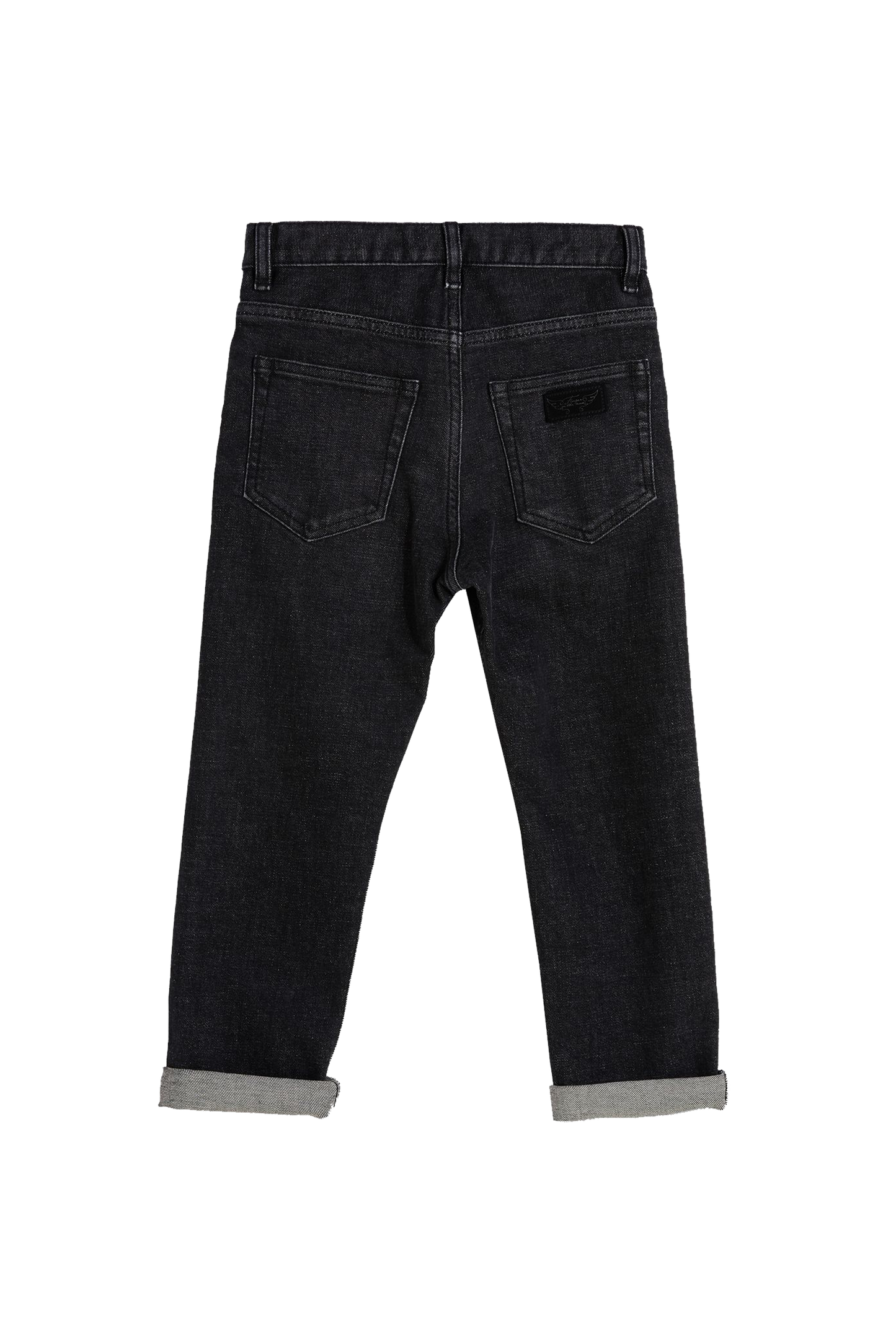 OLLIBIS Black Denim - 5-Pocket Tapered Fit Jeans
