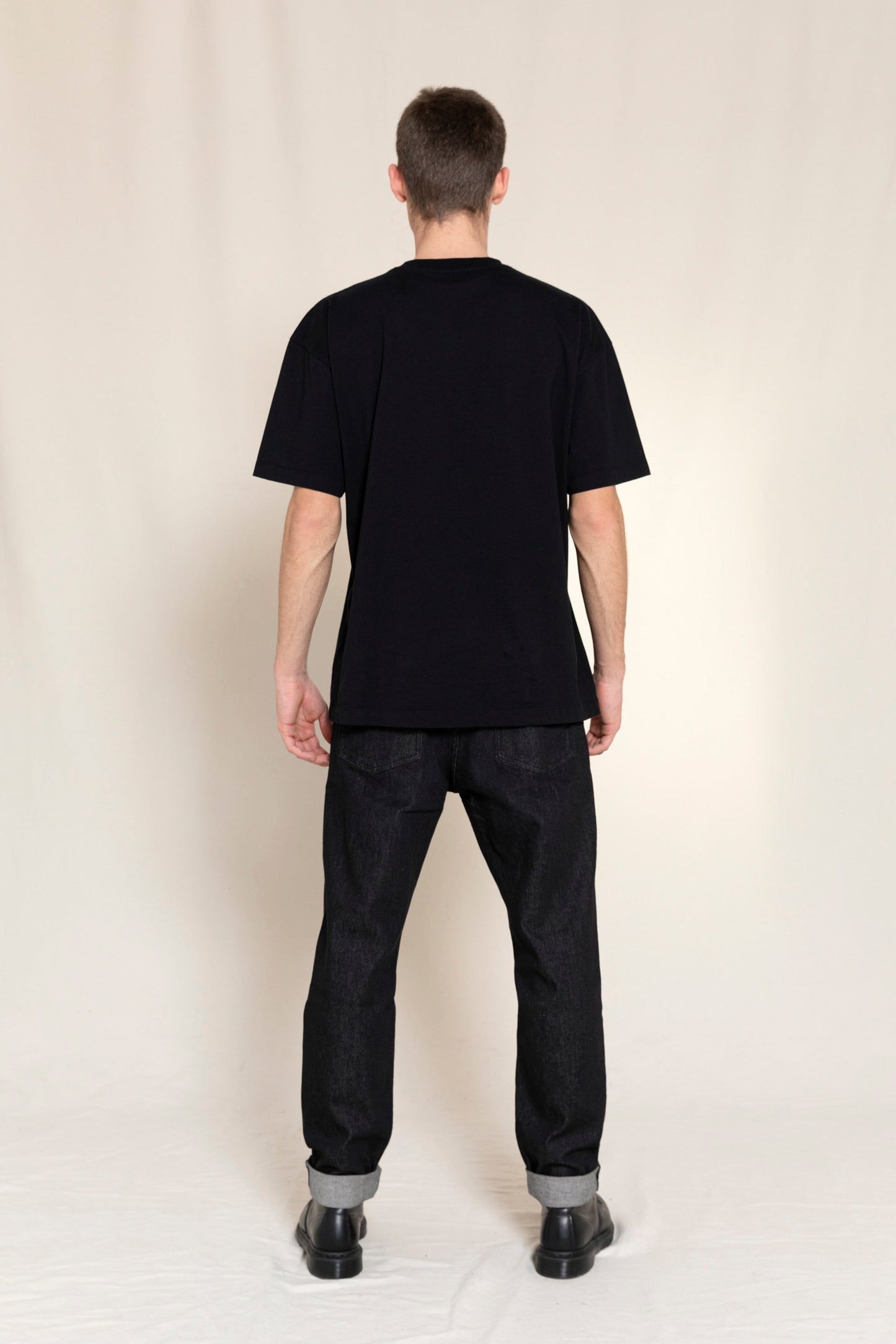 OLLIBIS Black Denim - 5-Pocket Tapered Fit Jeans