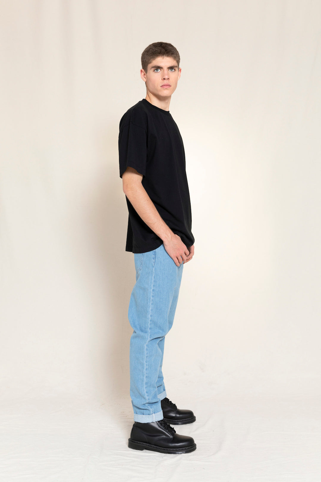 OLLIBIS Bleached Blue - 5-Pocket Tapered Fit Jeans