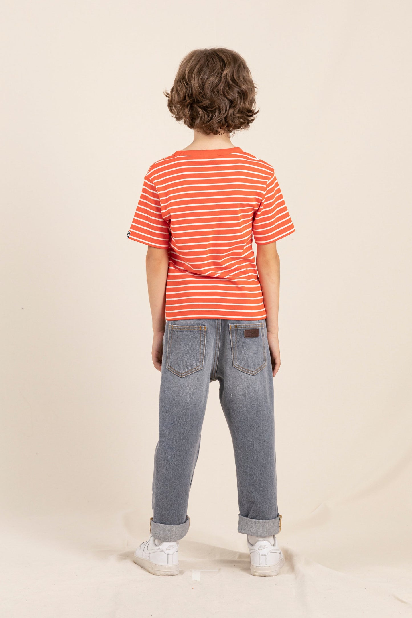 OLLIBIS Light Grey Denim - 5-Pocket Tapered Fit Jeans