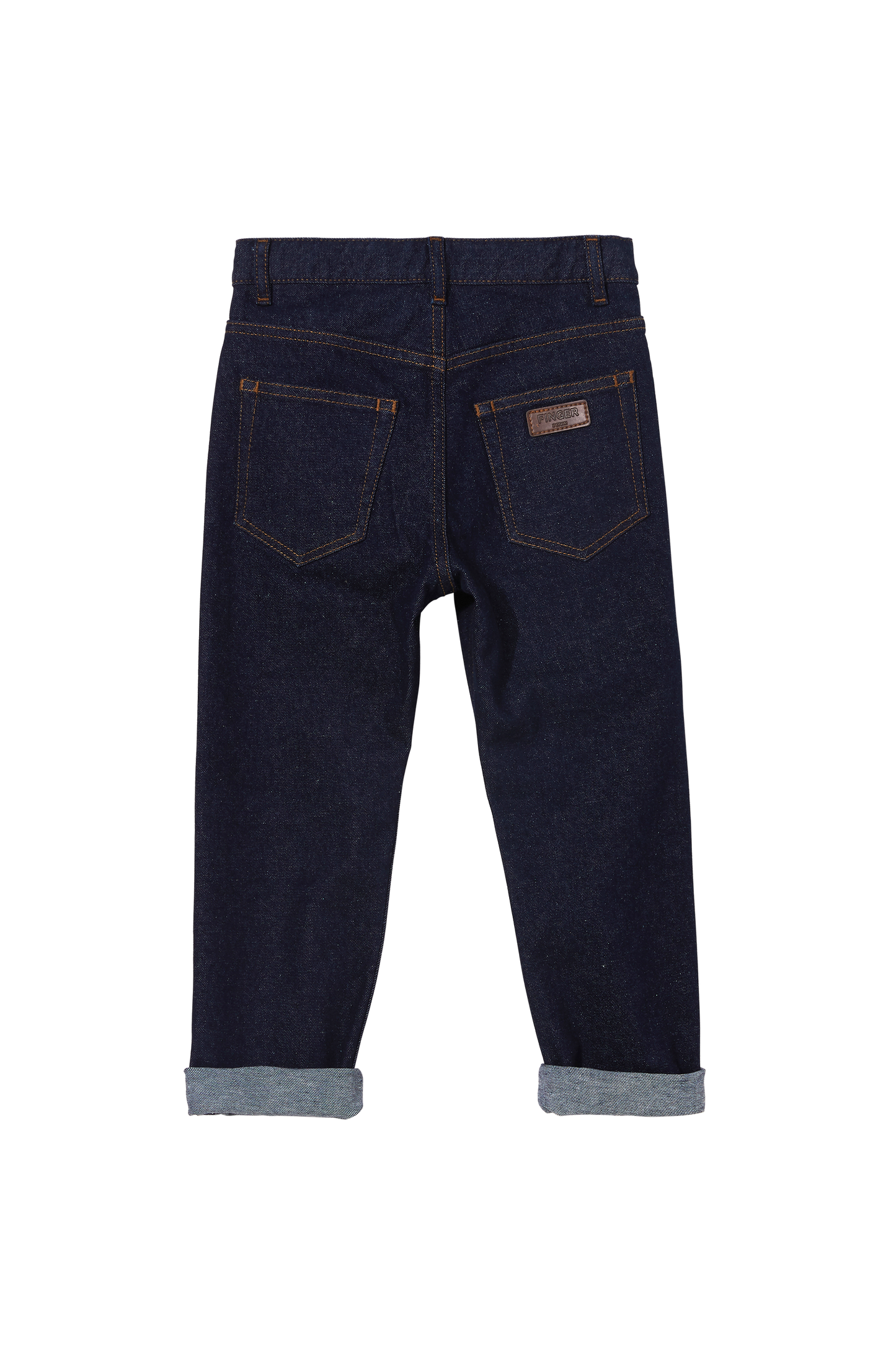OLLIBIS Raw Denim Blue - 5-Pocket Tapered Fit Jeans