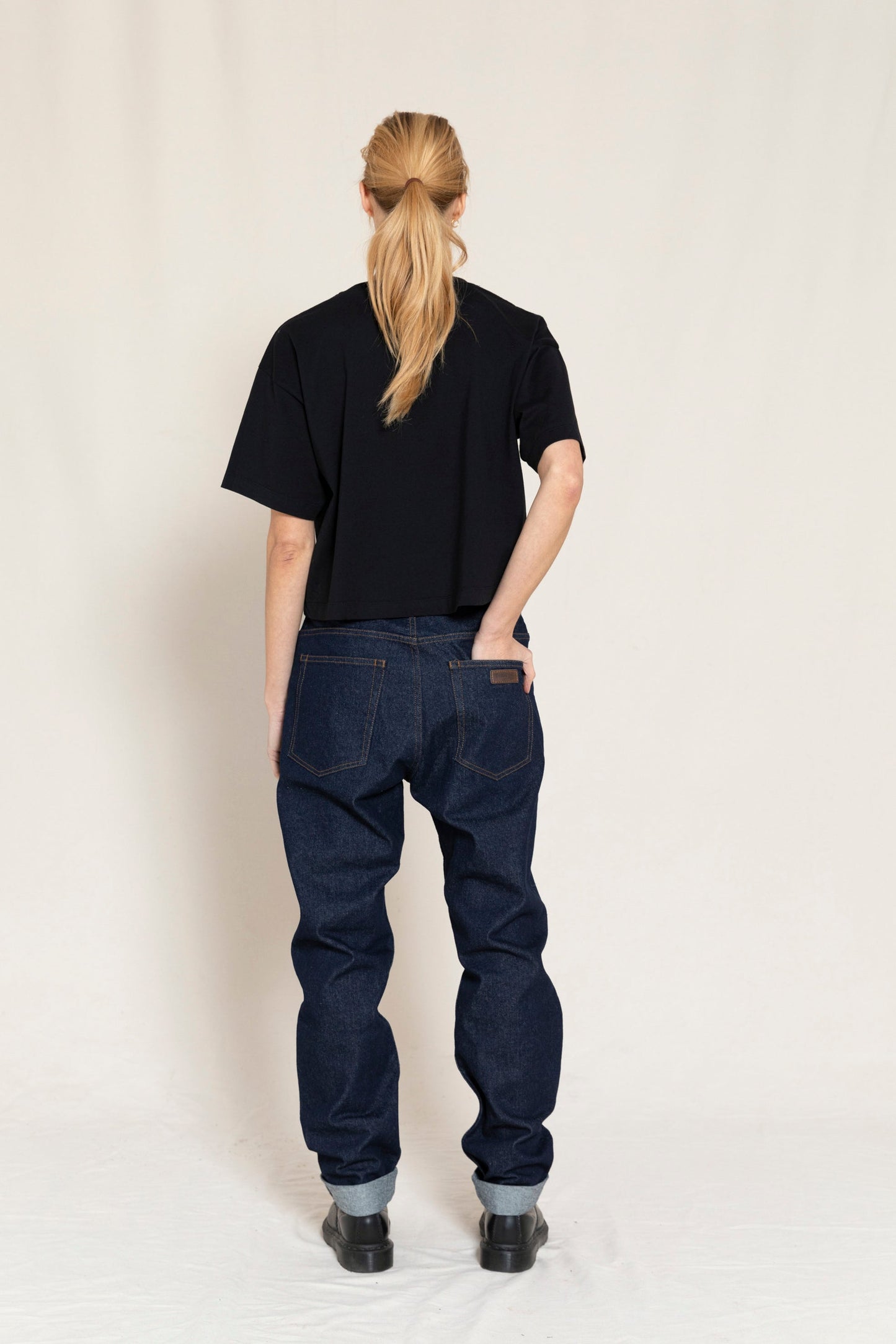 OLLIBIS Raw Denim Blue - 5-Pocket Tapered Fit Jeans