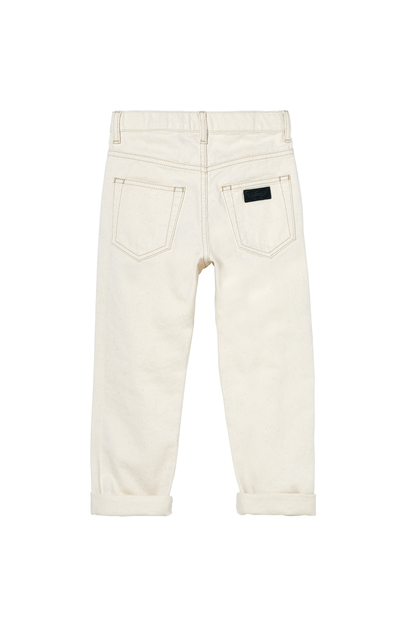 OLLIBIS Raw Ecru - 5-Pocket Tapered Fit Jeans | Women
