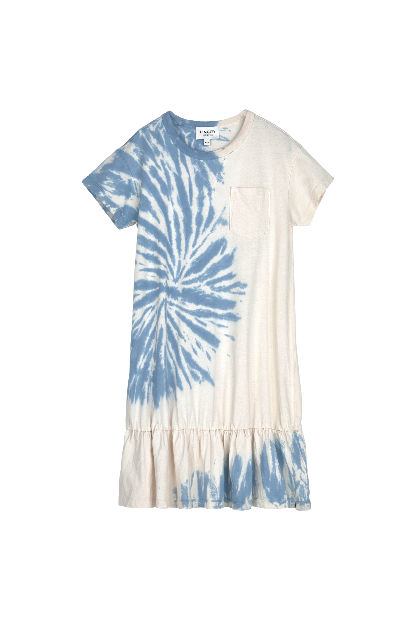 PATTI Blue Tie & Dye - Oversized Dress