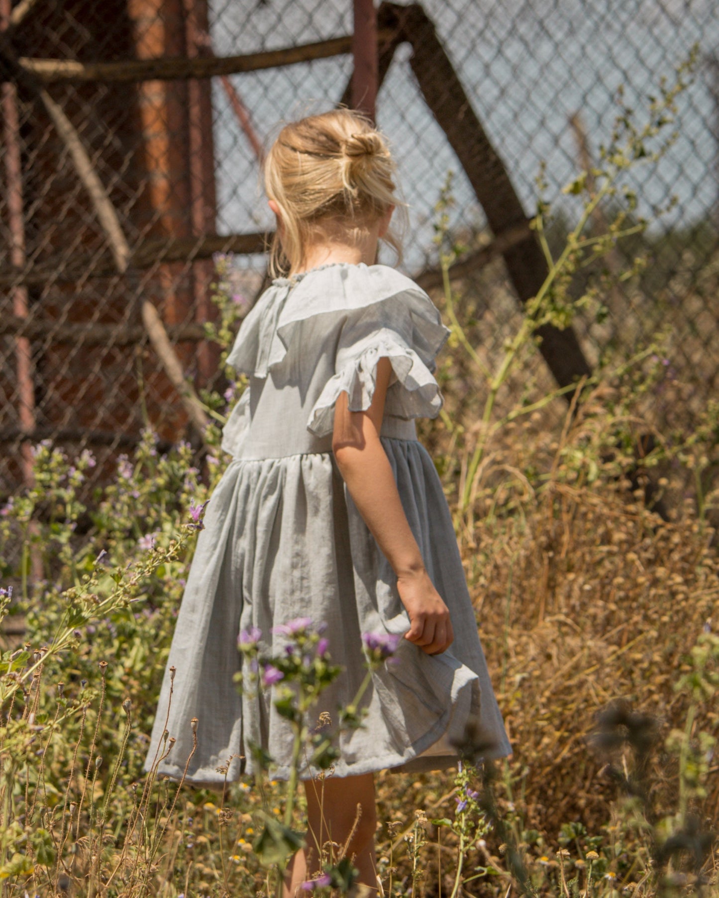 Pierrot Dress in Glacier Dresses Cosmosophie 