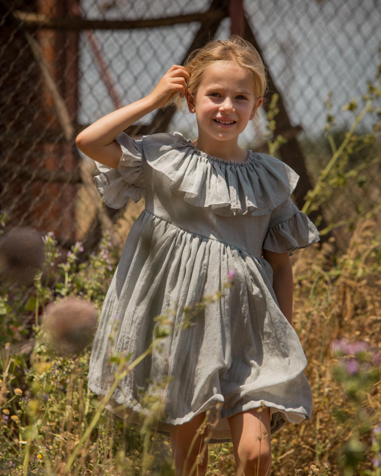 Pierrot Dress in Glacier Dresses Cosmosophie 