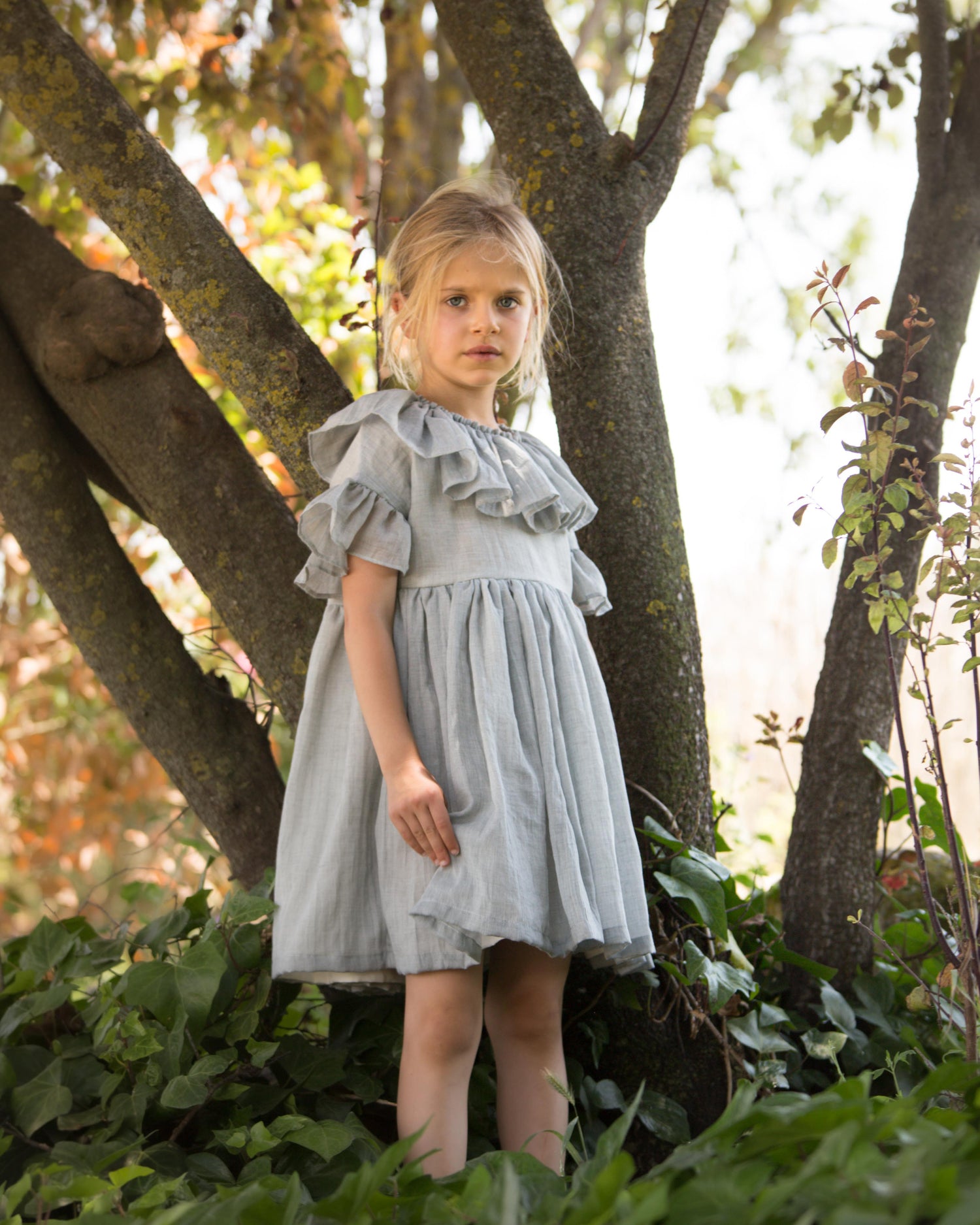 Pierrot Dress in Glacier Dresses Cosmosophie 