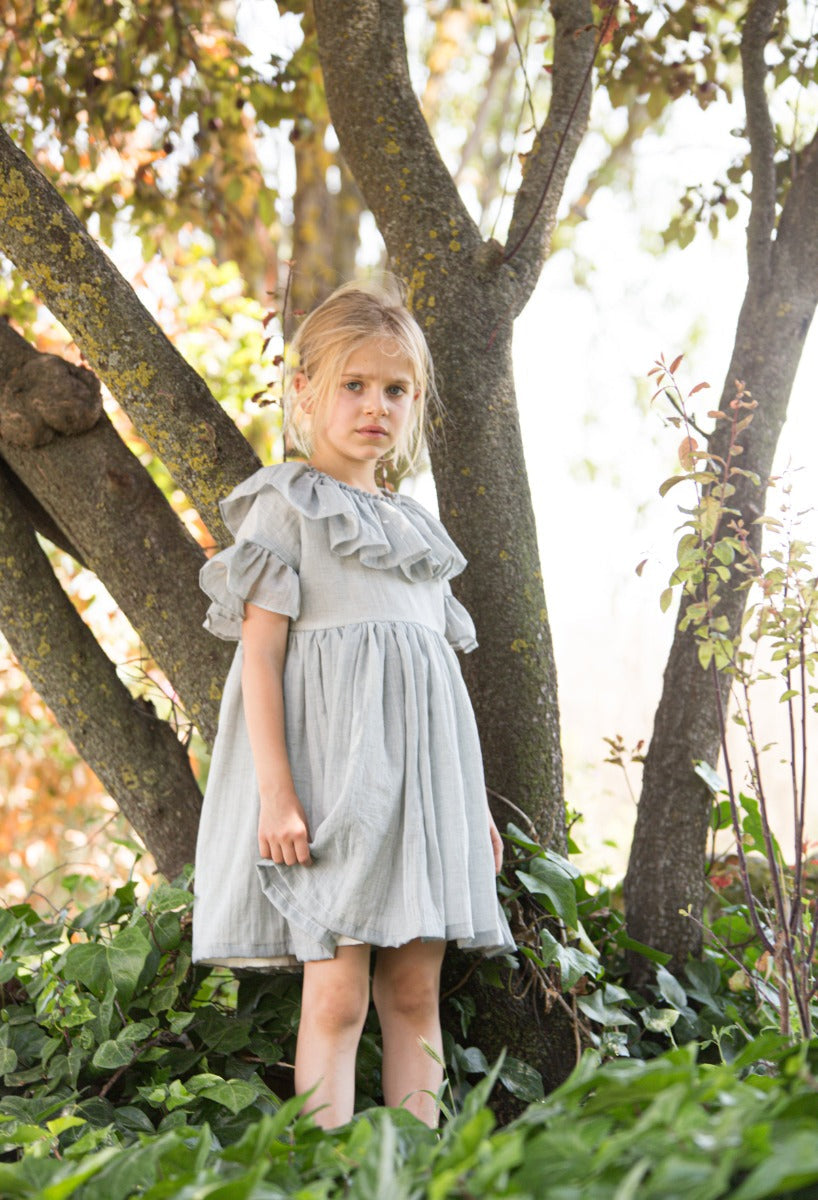 Pierrot Dress Garden Print Dresses Cosmosophie 