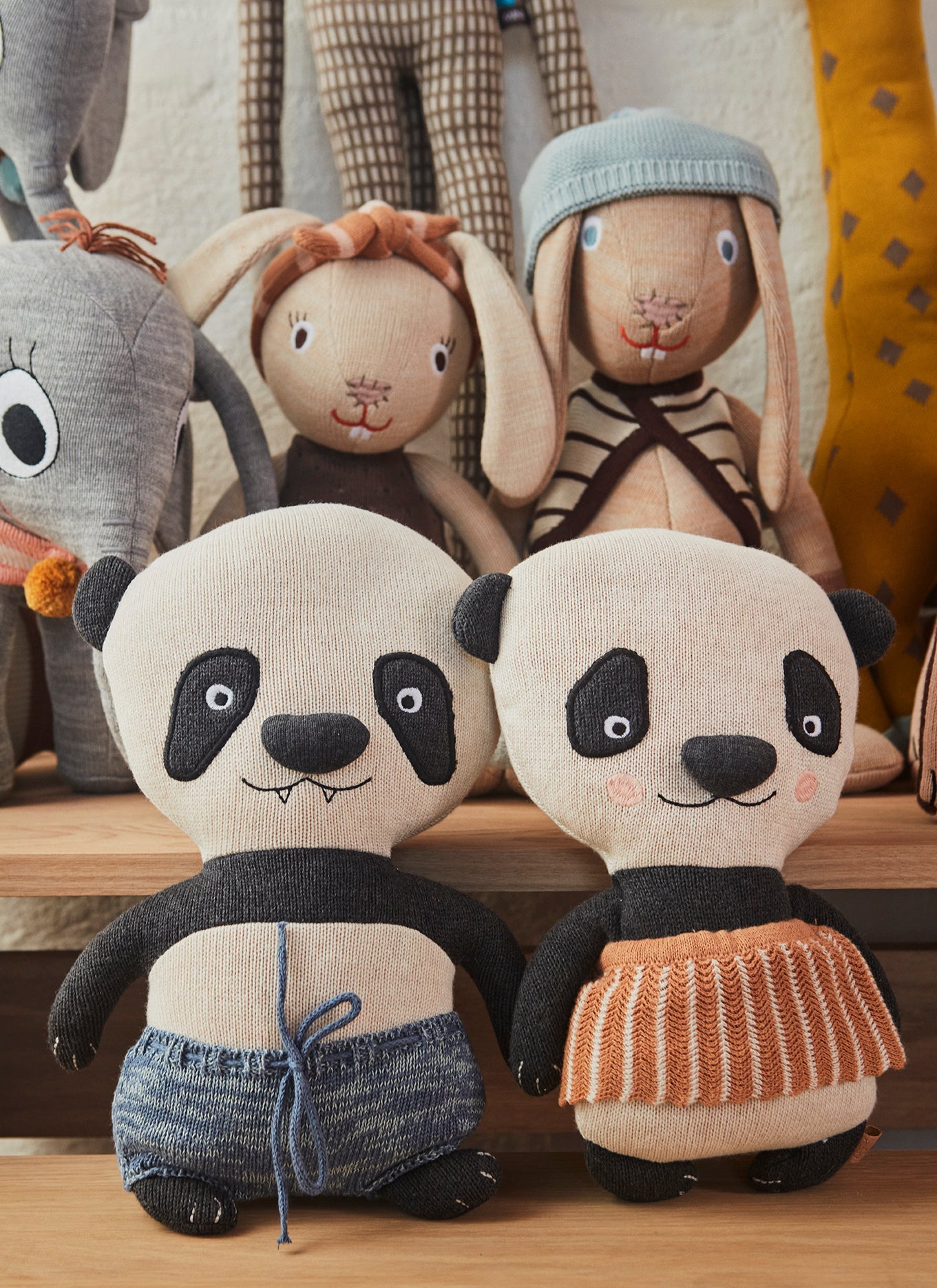 Panda Bear - Ling Ling - Multi Soft Toys OYOY 