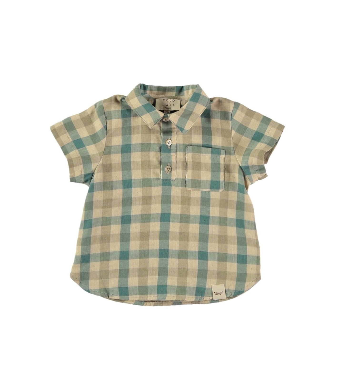 Moss agate woven shirt Tops Coco au lait 