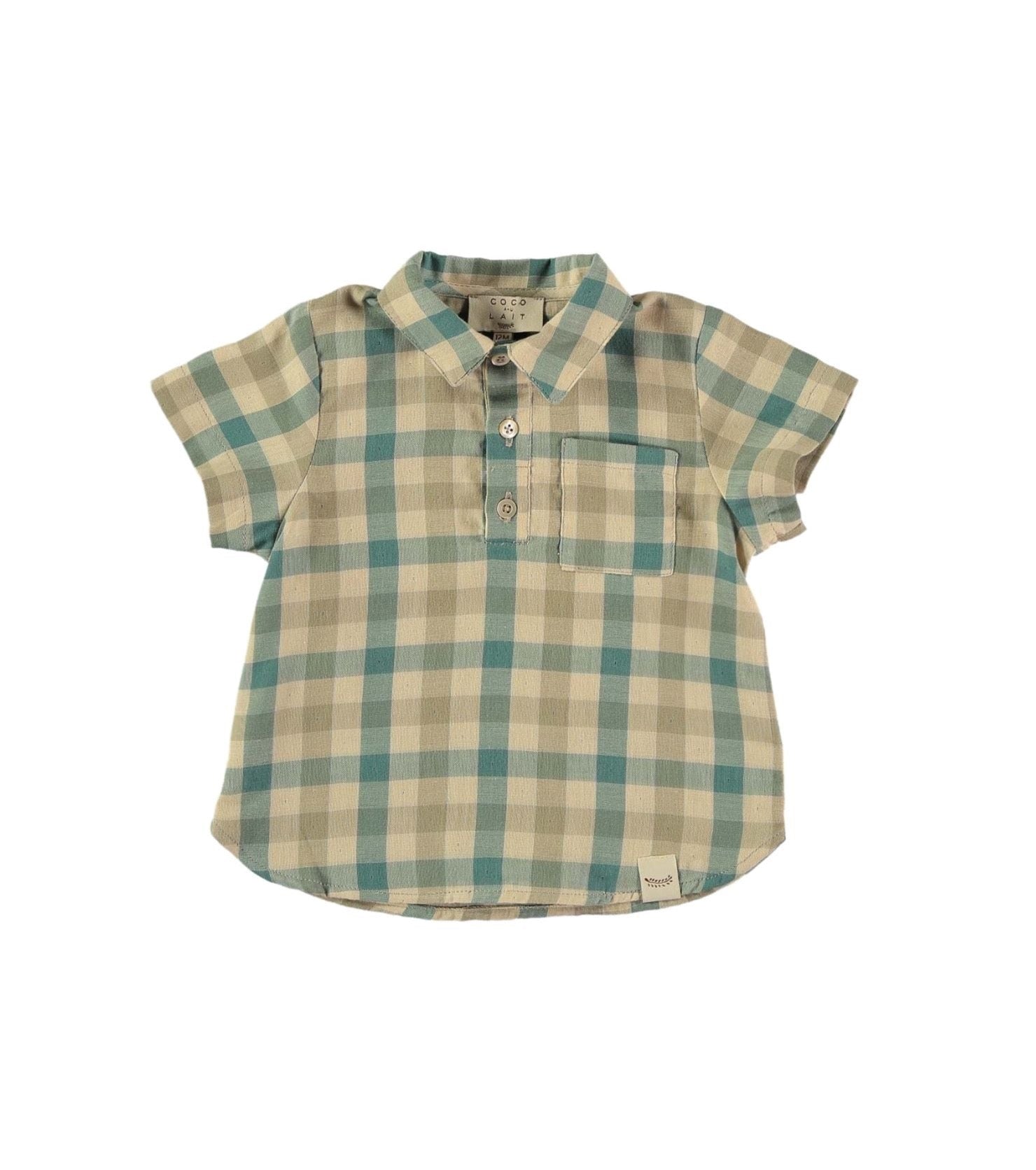 Moss agate woven shirt Tops Coco au lait 