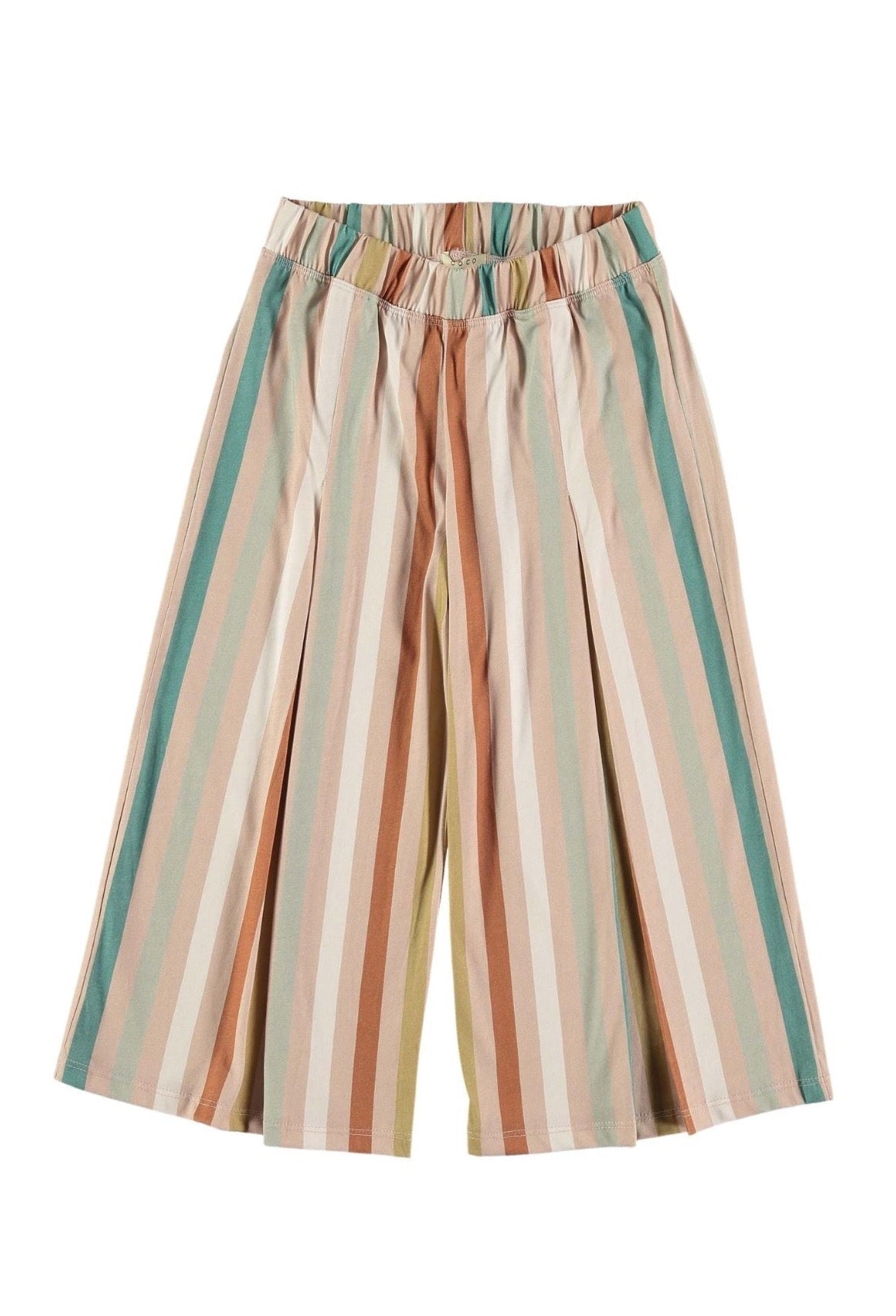 Tierra striped jersey wide leg trousers Trousers Coco au lait 
