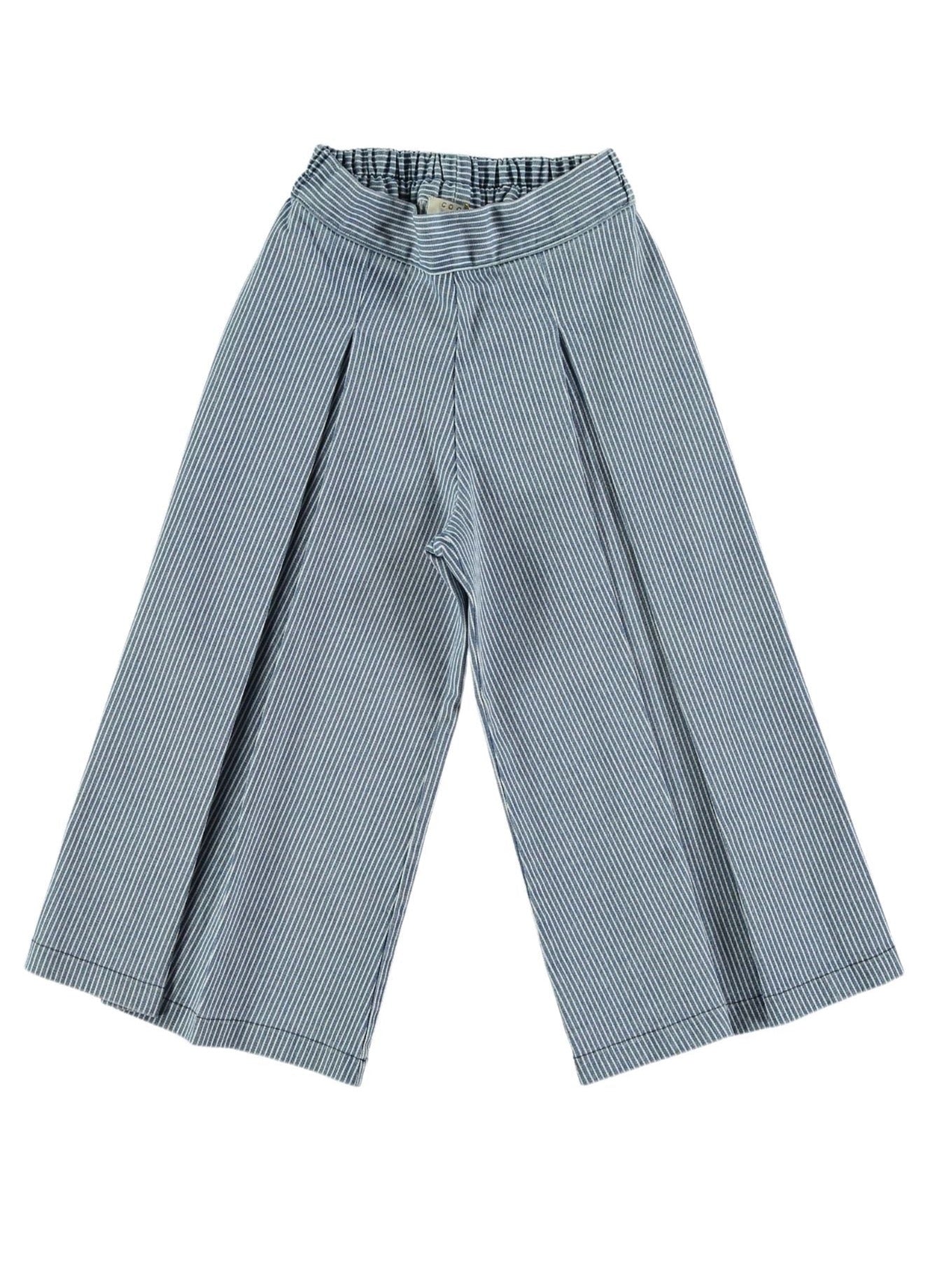 Striped denim wide leg trousers Trousers Coco au lait 