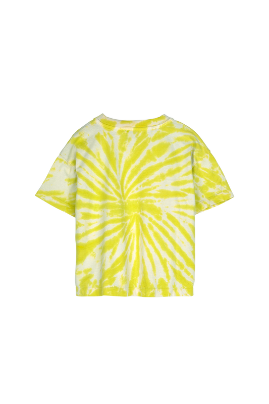 QUEEN Fluo Lime Tie & Dye - Short Sleeve T-shirt | Women
