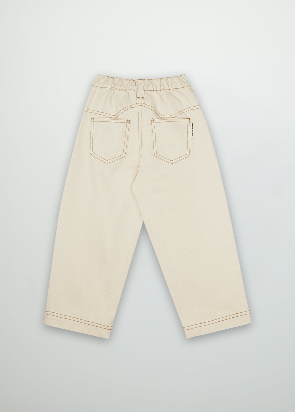 Raw Denim Pant Vanila Trousers The New Society 