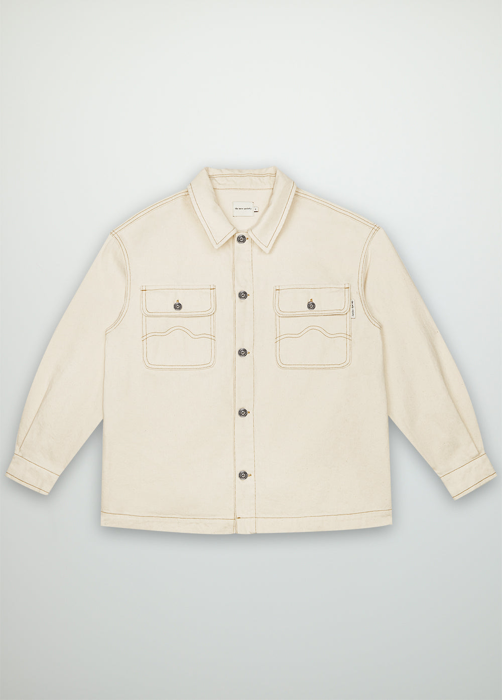 Raw Denim Woman Overshirt Womenswear The New Society 