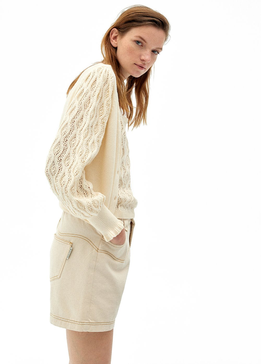 Raw Denim Woman Short Vanila Womenswear The New Society 