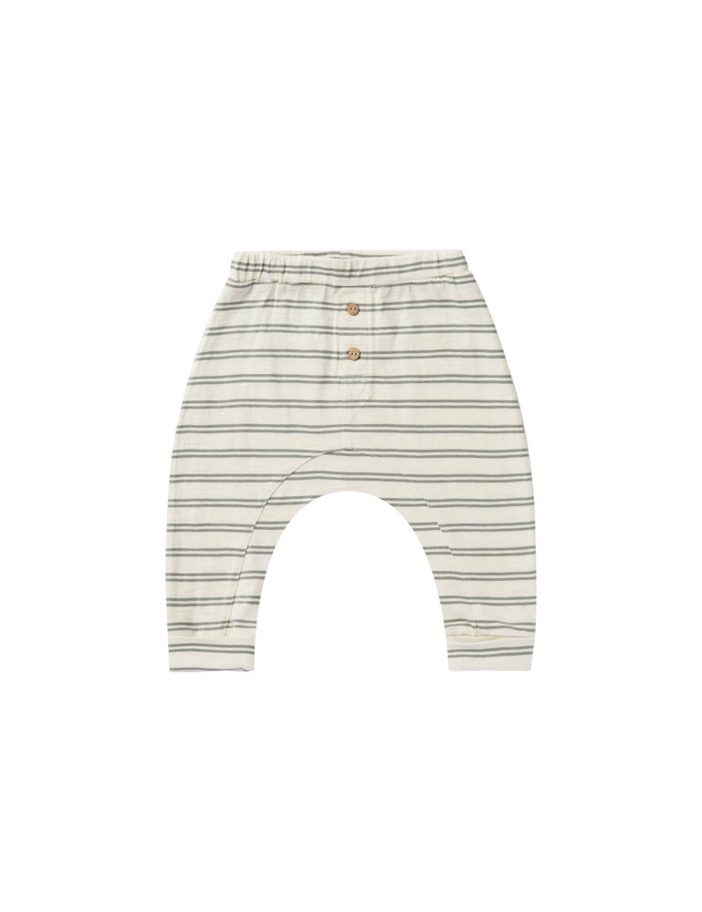 Baby Cru Pant Aqua Stripe