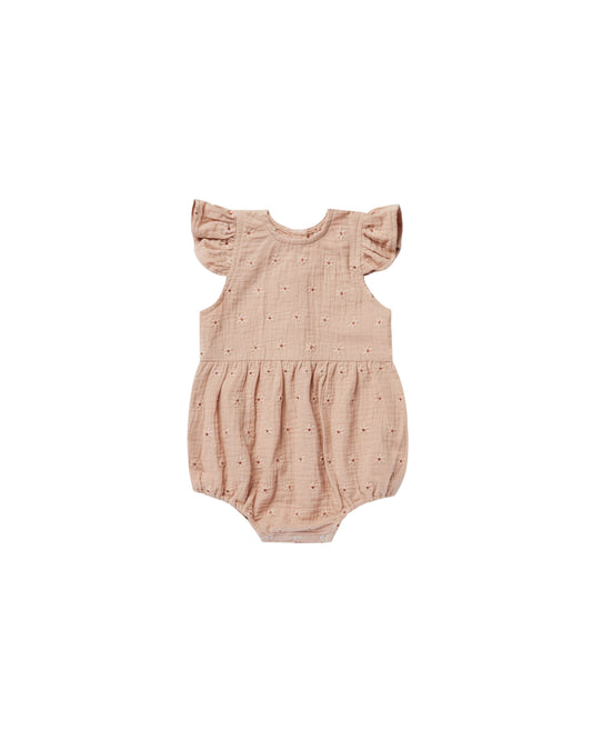 Amelia Romper Daisy Embroidery
