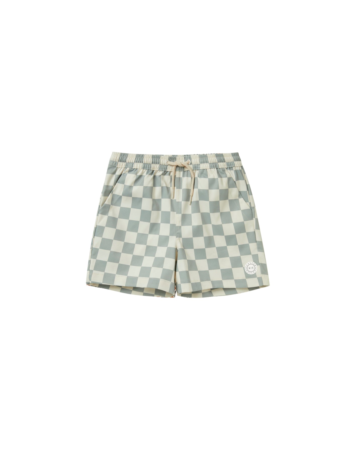 boardshort light blue check Swimwear Neo Family 