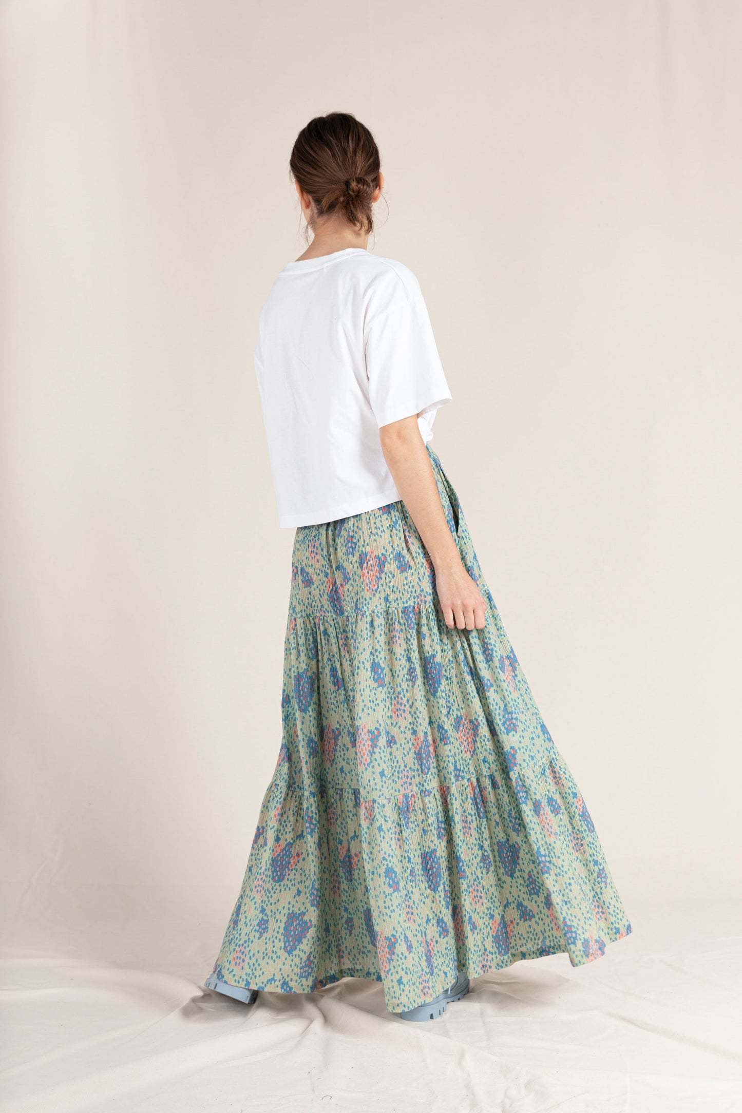 ROSA Pistache Camo - Long Skirt