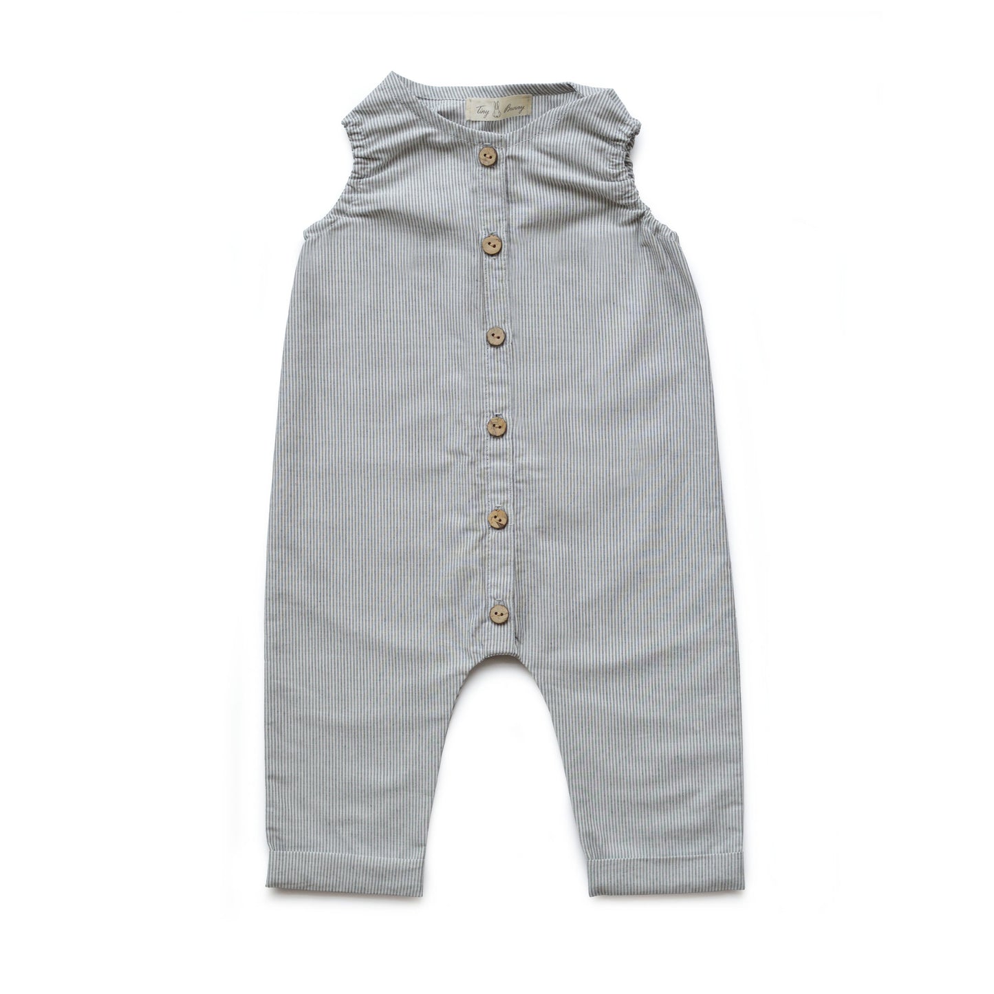 Babies striped romper Baby Grows Tiny Bunny 