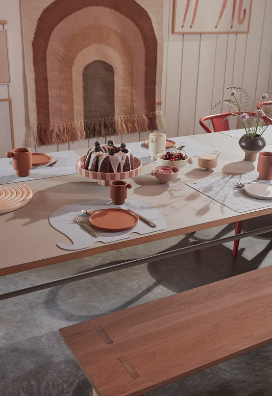 Toppu Tray - Large - Caramel / Rose Tray OYOY 