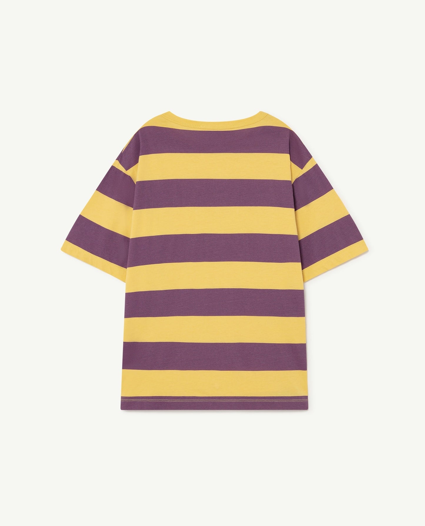 Rooster oversize kids+ t-shirt yellow Stripes Tops The Animals Observatory 