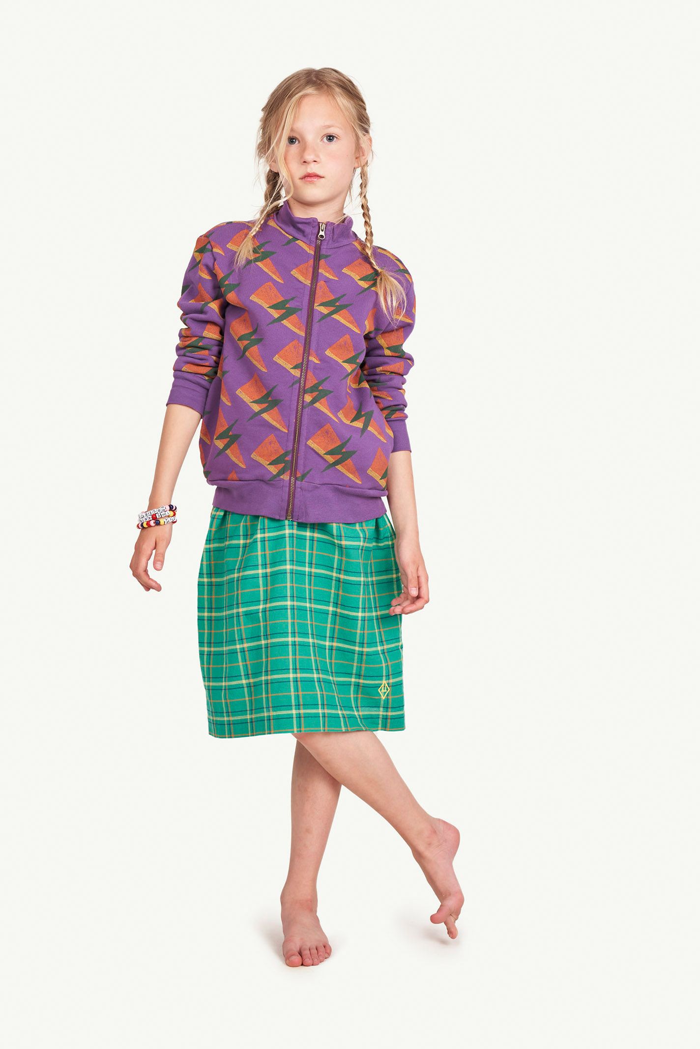 Zebra kids sweatshirt Purple Sweatshirts The Animals Observatory 
