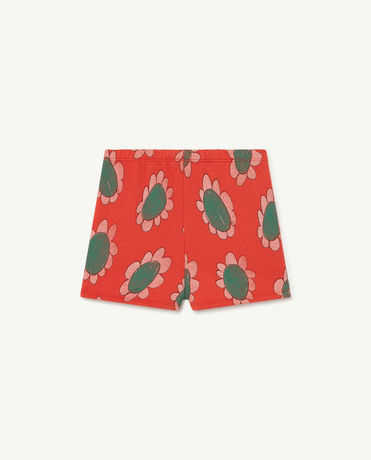 Hedgehog kids pants Red flowers Trousers The Animals Observatory 