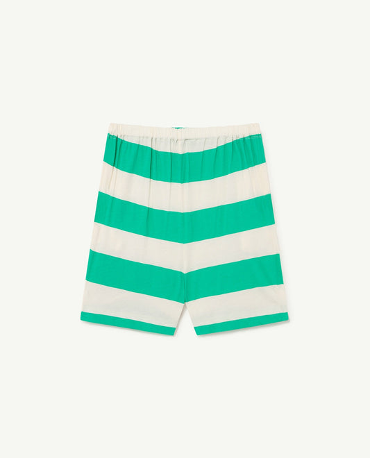 Mole kids pants Green Stripes Trousers The Animals Observatory 