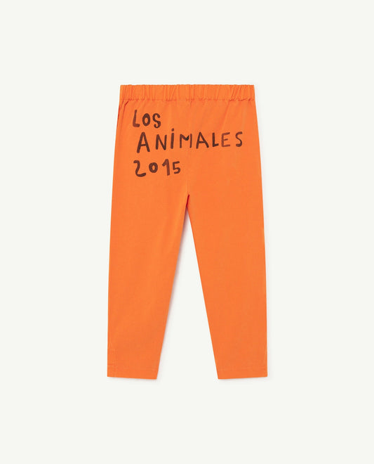Camaleon kids pants orange Trousers The Animals Observatory 