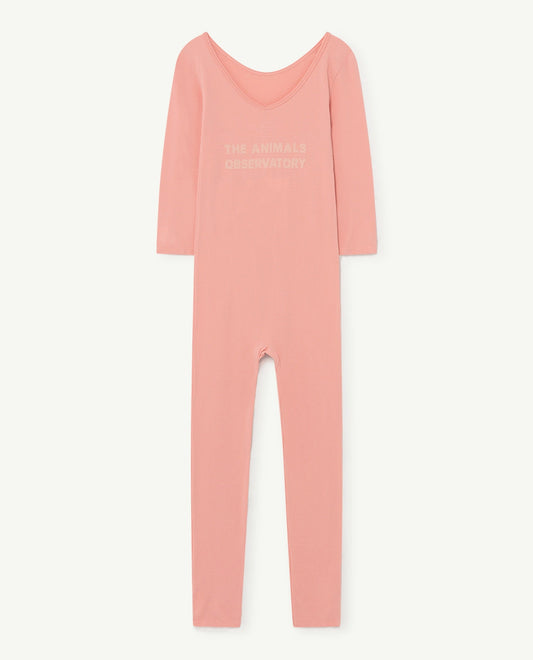 Crocodile kids jumpsuit Pink Jumpsuits The Animals Observatory 