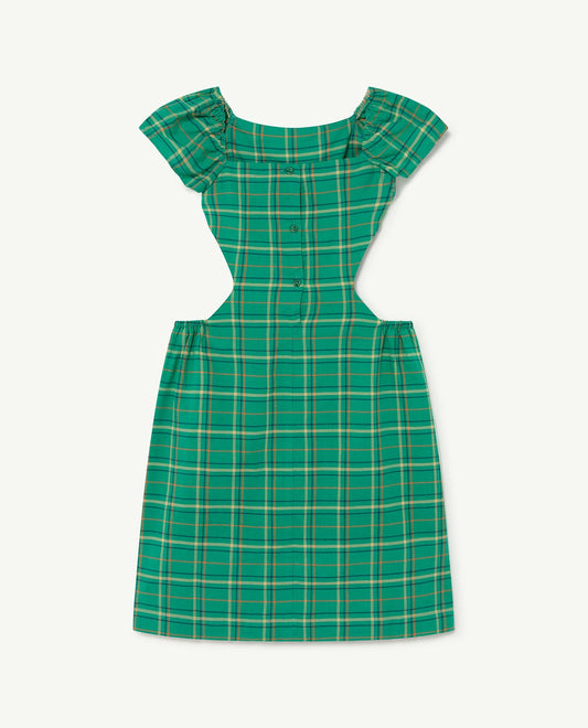 Badger kids - dress green logo Dresses The Animals Observatory 
