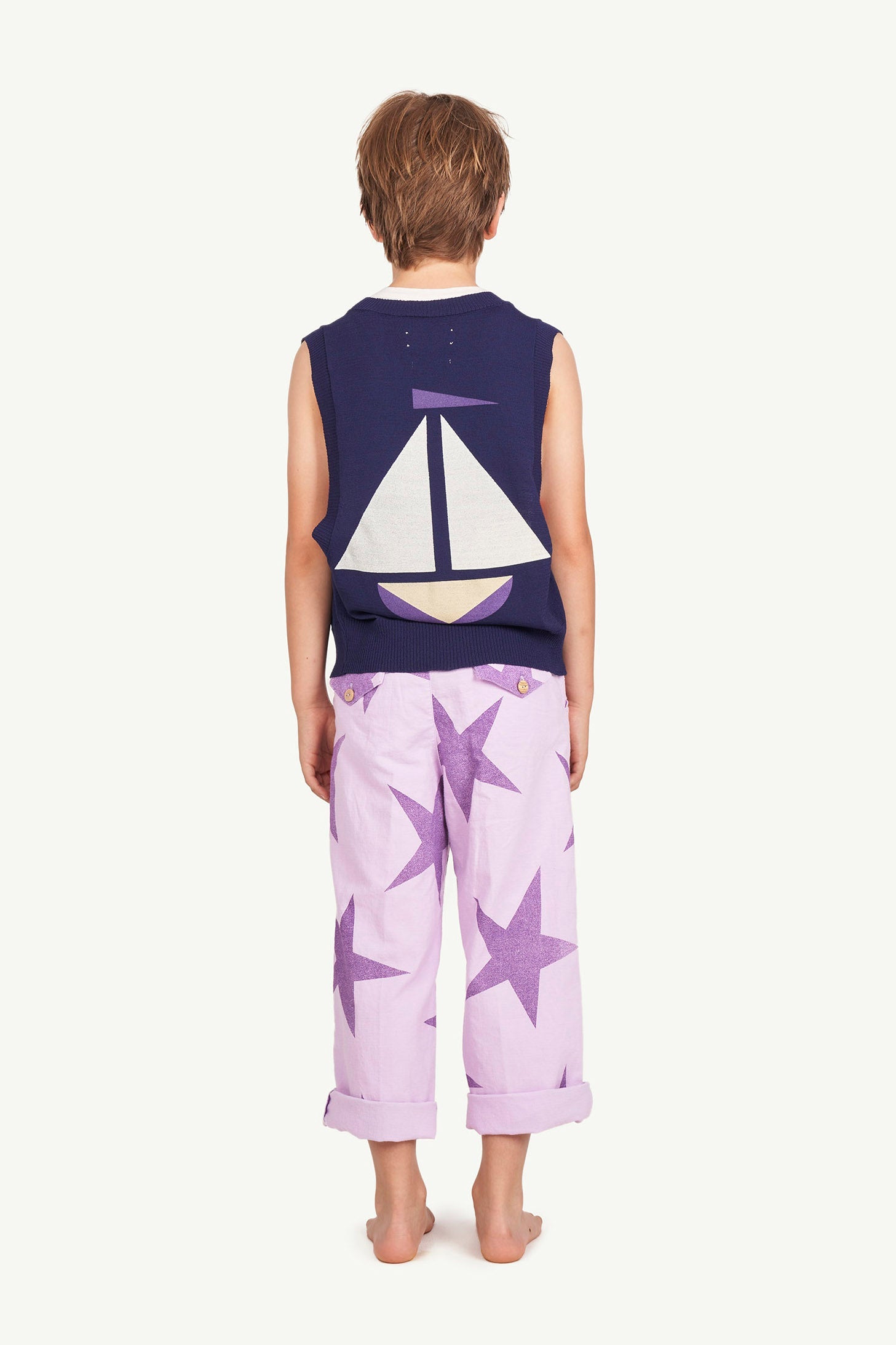 Parrot kids vest Navy Tops The Animals Observatory 