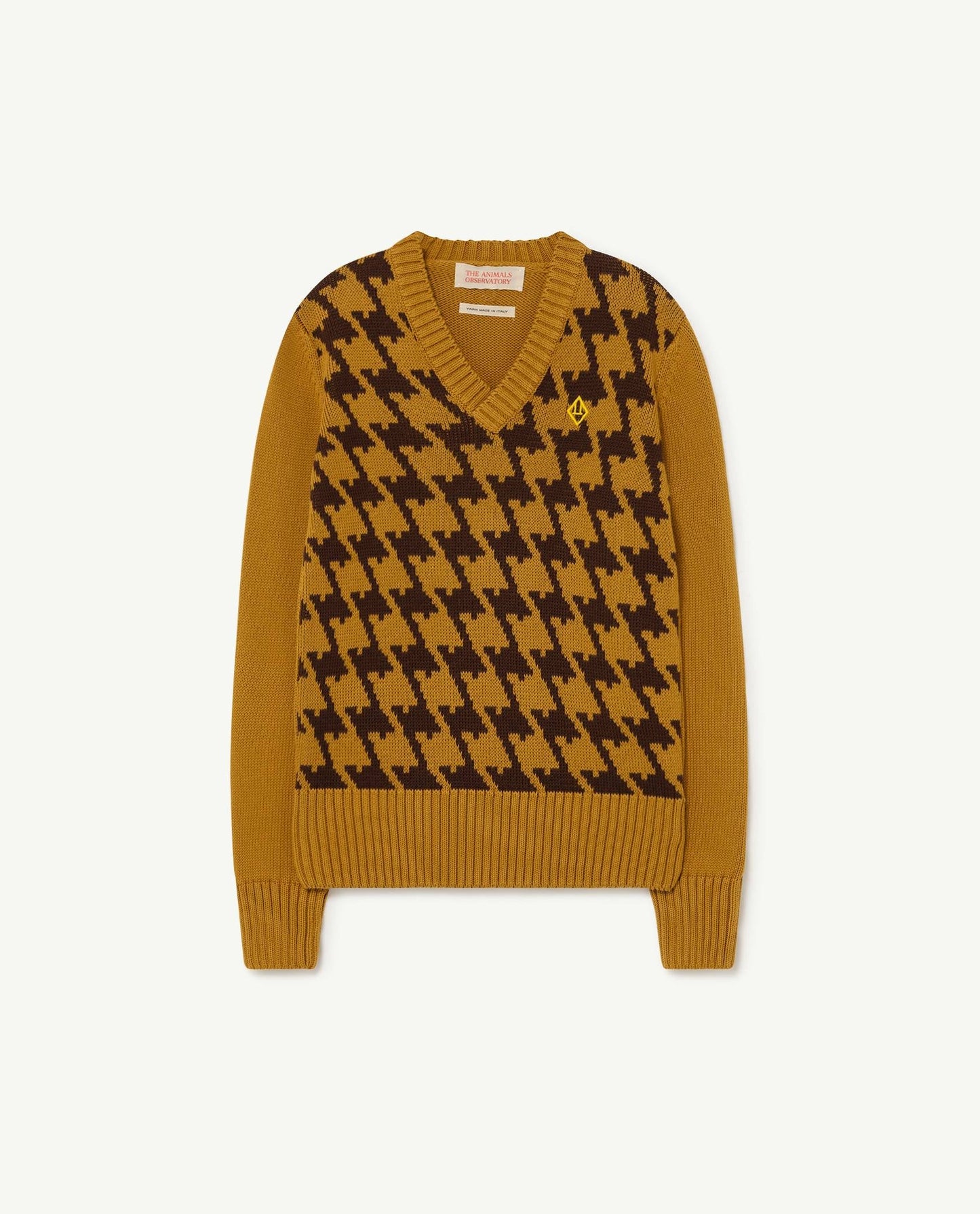 Toucan sweater Mustard Knitwear The Animals Observatory 