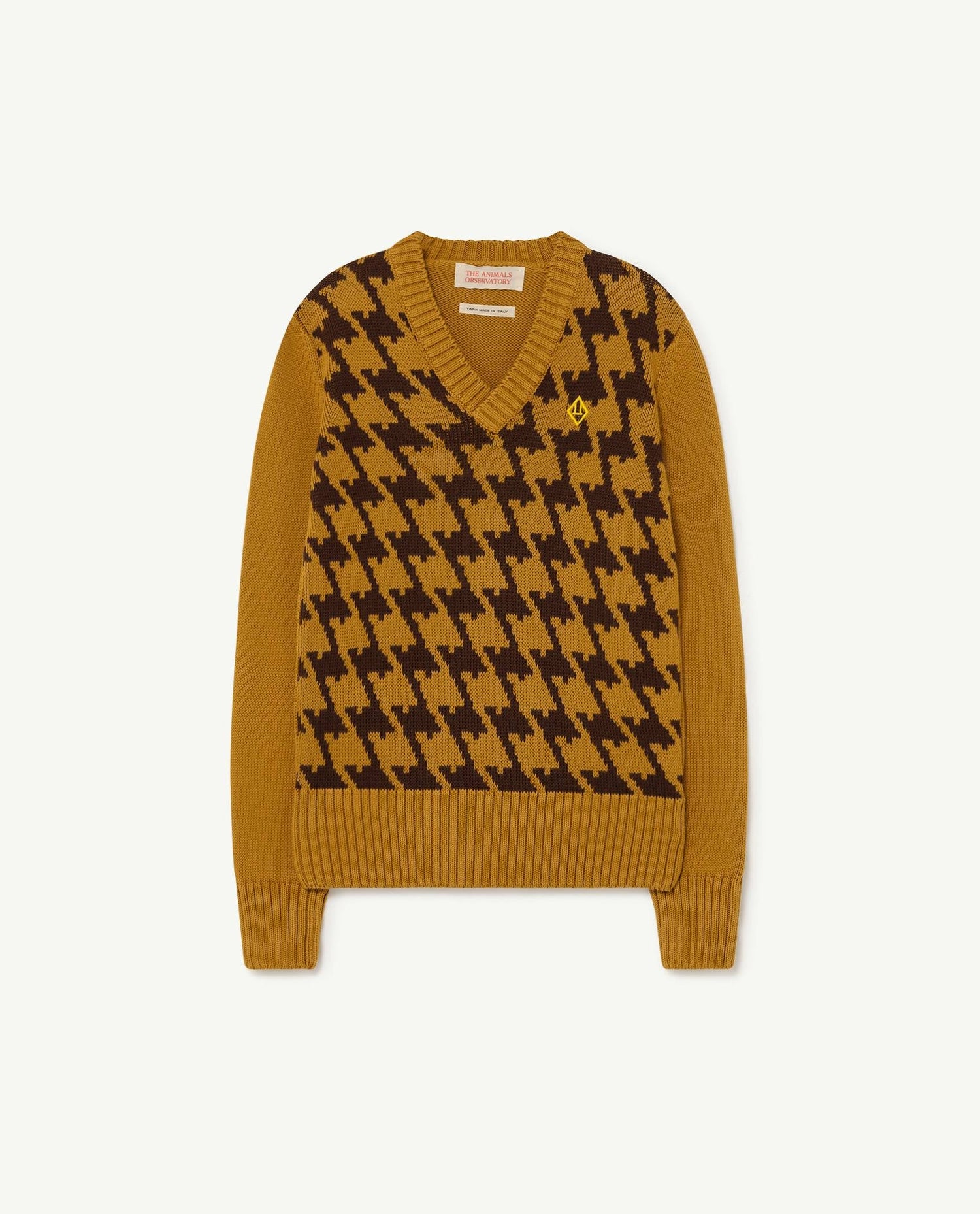 Toucan sweater Mustard Knitwear The Animals Observatory 