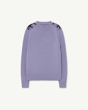 Toucan sweater Lavender Knitwear The Animals Observatory 