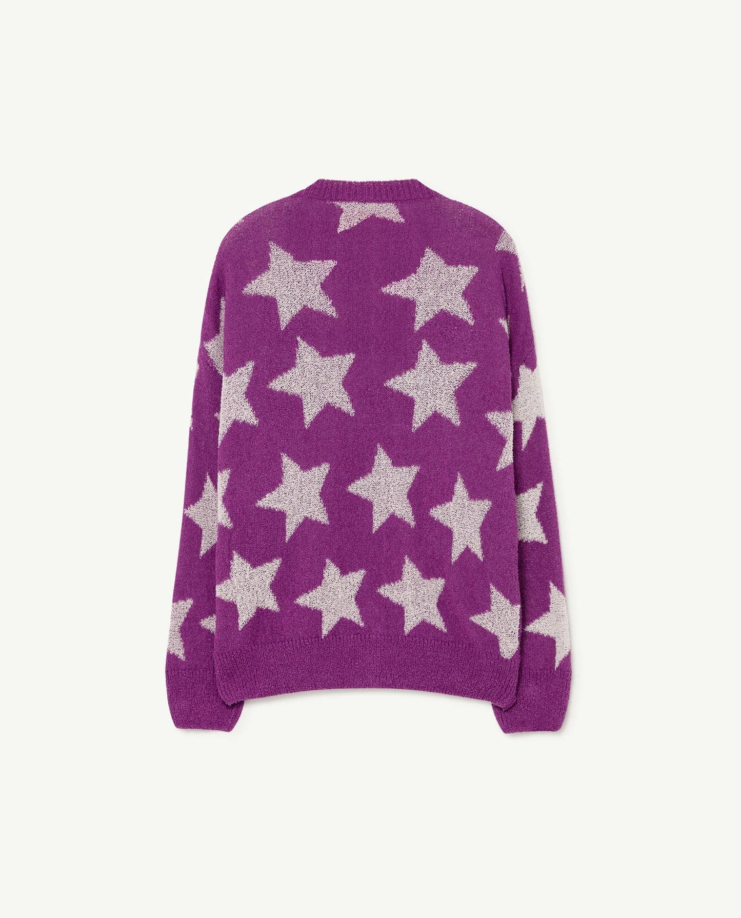 Stars racoon cardigan Purple Knitwear The Animals Observatory 
