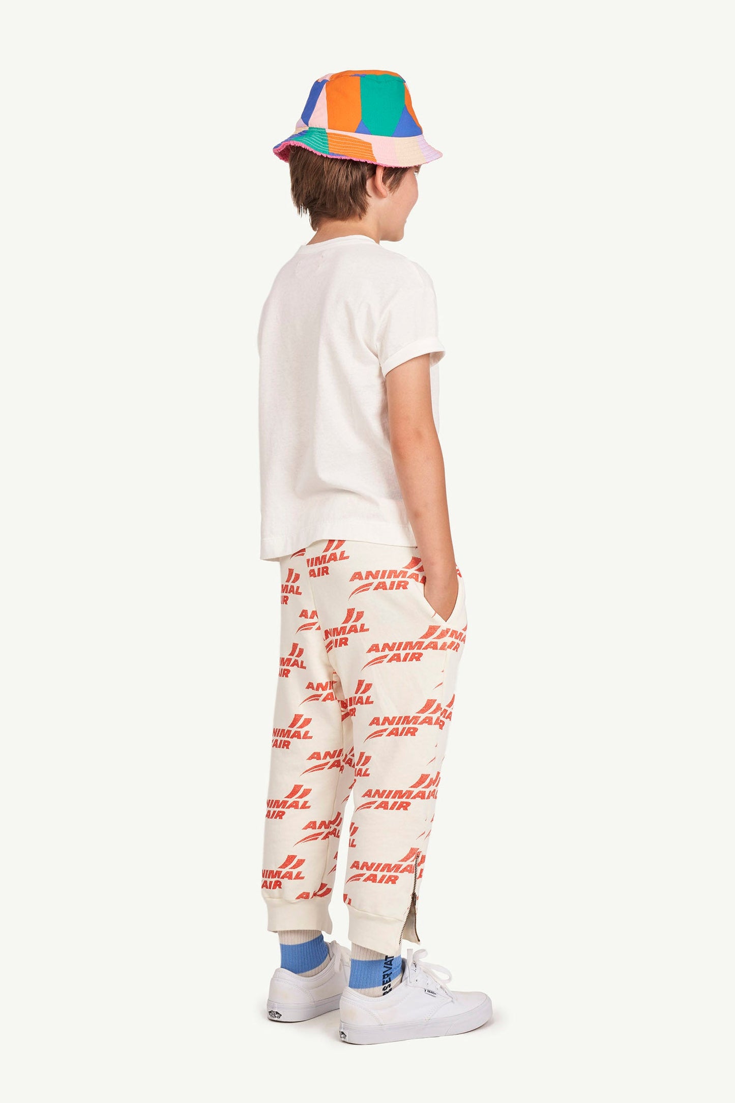 Panther pants White animal air Trousers The Animals Observatory 